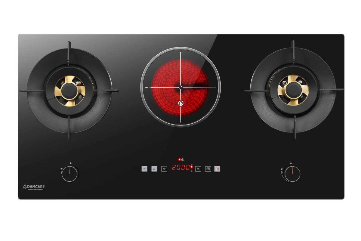 632 Dancare | 3-Burner Hob | Gas + Electric